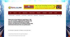 Desktop Screenshot of medical-legalnews.com
