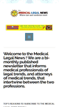 Mobile Screenshot of medical-legalnews.com